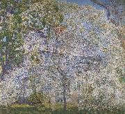 Childe Hassam Spring,The Dogwood Tree oil painting reproduction